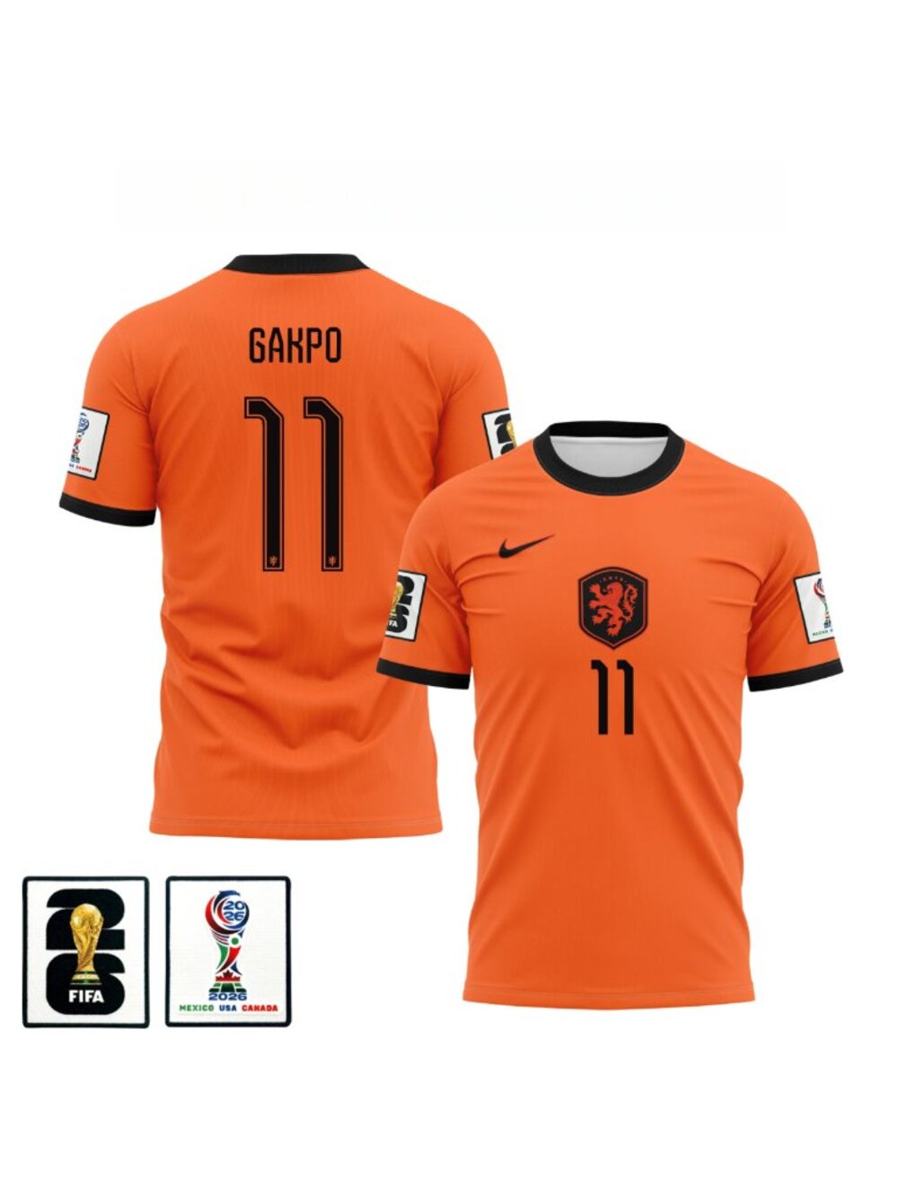 Mens Youths Select Cody Gakpo 2026 World Cup Soccer Jersey